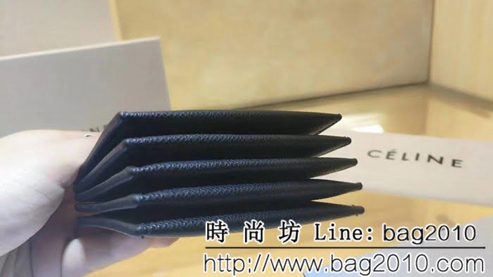 CELINE賽琳原單 撞色系列 小牛皮風琴卡包 4167 SL1932